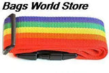 Rainbow Luggage Strap W/ Password Lock