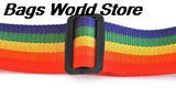 Rainbow Luggage Strap W/ Password Lock