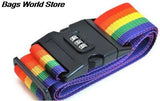Rainbow Luggage Strap W/ Password Lock