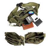 Anti-theft Money Pocket Phone Chest Bag Waterproof Zipper Nylon Waist Belt Bags
