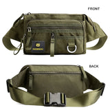 Anti-theft Money Pocket Phone Chest Bag Waterproof Zipper Nylon Waist Belt Bags
