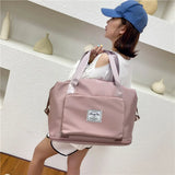Anti-theft Travel Bag Load-reducing Shoulder Bag 20-35L Foldable Backpack