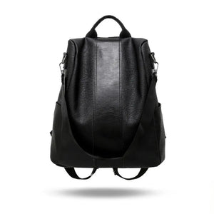 Vintage Leather Backpack Women Shoulder Bag Ladies High Capacity Travel Backpack