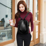 Vintage Leather Backpack Women Shoulder Bag Ladies High Capacity Travel Backpack