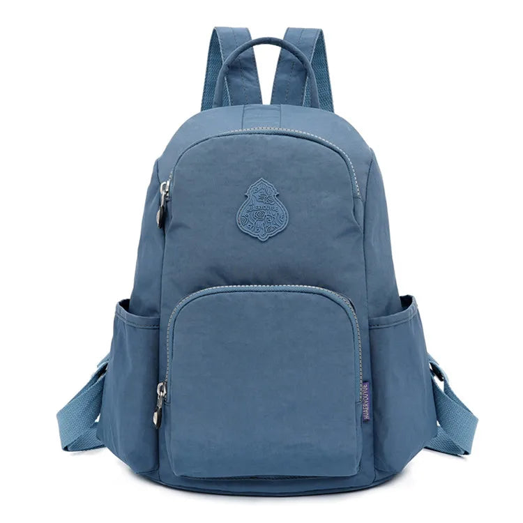 Nylon Anti-Theft Women Backpack for Teenagers Casual Daypack
