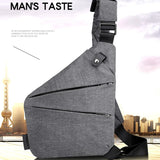 Anti-theft Sling Shoulder Bag Slim Crossbody Waterproof Travel Chest Bag