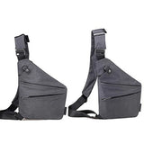 Anti-theft Sling Shoulder Bag Slim Crossbody Waterproof Travel Chest Bag