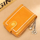 Leather Anti-Theft Card Swiping Bag Women's Multi-Function Card Cover