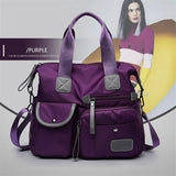 Waterproof Nylon Shoulder Bag Ladies Tote Large Capacity Mummy Bag