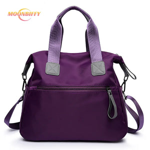 Waterproof Nylon Shoulder Bag Large Capacity Tote Bag