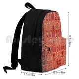 Antique Heriz Persian Rug Outdoor Hiking Backpack