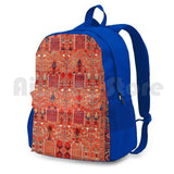 Antique Heriz Persian Rug Outdoor Hiking Backpack