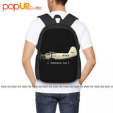 Antonov An-2 Airplane Backpack Large Capacity School Creative Shopping Bag