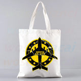 An-225 Mriya Shopping Bag Grocery Shopper Cotton Jute Bag