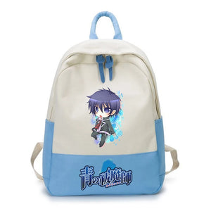 Ao no Exorcist Printing Backpack Girl School Bags for Teenage