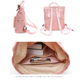 Canvas Backpack for Women Men Large Capacity Laptop Backpack