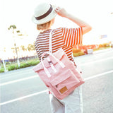 Canvas Backpack for Women Men Large Capacity Laptop Backpack