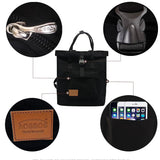 Canvas Backpack for Women Men Large Capacity Laptop Backpack