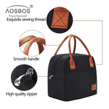 Portable Cooler Lunch Bag Thermal Insulated Travel Tote Bags Large Capacity