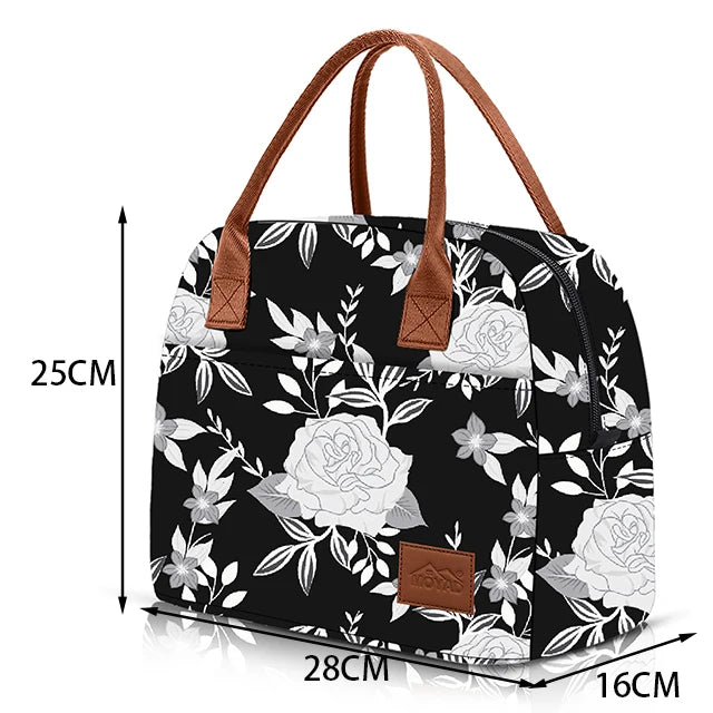 Portable Cooler Lunch Bag Thermal Insulated Travel Tote Bags Large Capacity