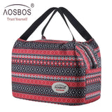 Insulated Canvas Lunch Bag for Men Women Kids