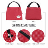 Insulated Canvas Lunch Bag for Men Women Kids