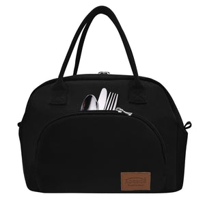 Flower Print Insulated Lunch Bag Thermal Food Picnic Cooler Lunch Box Bag