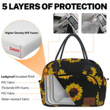 Flower Print Insulated Lunch Bag Thermal Food Picnic Cooler Lunch Box Bag