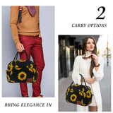 Flower Print Insulated Lunch Bag Thermal Food Picnic Cooler Lunch Box Bag