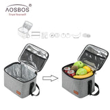 Portable Thermal Lunch Bags for Women Kids Men Insulated Tote Bag