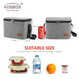 Portable Thermal Lunch Bags for Women Kids Men Insulated Tote Bag