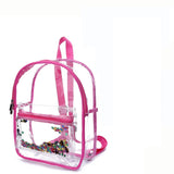 PVC Transparent School Bag for Student See Through Backpacks High Capacity