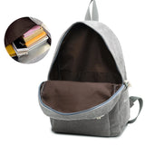 Corduroy School Bag for Girls Teenage Casual Students Laptop Backpack