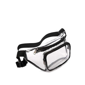 Transparent Waterproof PVC Waist Bag for Women Girl Fanny Packs Casual Travel