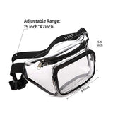 Transparent Waterproof PVC Waist Bag for Women Girl Fanny Packs Casual Travel