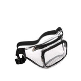 Transparent Waterproof PVC Waist Bag for Women Girl Fanny Packs Casual Travel