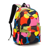 Colorful Print School Bag Female Backpack Large Capacity