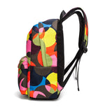 Colorful Print School Bag Female Backpack Large Capacity