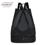 Waterproof Oxford Women Backpack Nylon Travel Backpack Solid School Bag