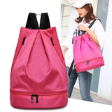 Waterproof Oxford Women Backpack Nylon Travel Backpack Solid School Bag