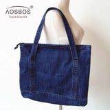 Women Denim Shoulder Bags Tote High Capacity Handbag