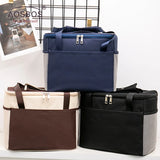 Large Capacity Insulated Lunch Bag Thermal Tote Cooler Picnic Box