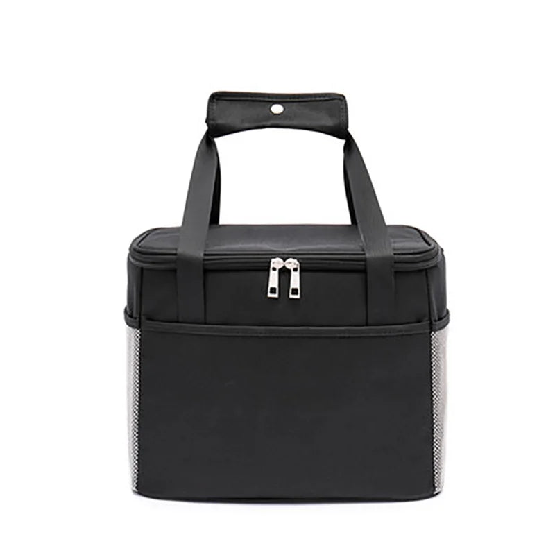 Large Capacity Insulated Lunch Bag Thermal Tote Cooler Picnic Box