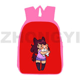 Aphmau 3D Anime School Backpack Pink Cat Travel Bag