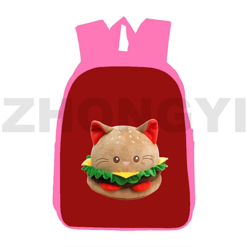 Aphmau 3D Anime School Backpack Pink Cat Travel Bag