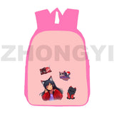 Aphmau 3D Anime School Backpack Pink Cat Travel Bag