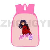 Aphmau 3D Anime School Backpack Pink Cat Travel Bag