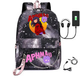 Aphmau Laptop USB Bag Canvas Shoulder Backpack