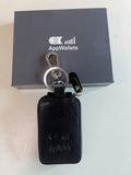 Leather Car Key Chain Keychain Holder Metal Hook Zipper Bag