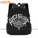 Archgoat Luciferian March Backpack Large Capacity Vintage School Sport Bag